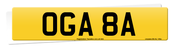 Registration number OGA 8A